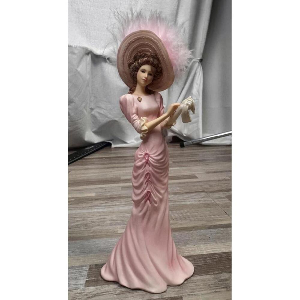 thomas kinkade pink with hope figurine 2007 limited 95 days‎